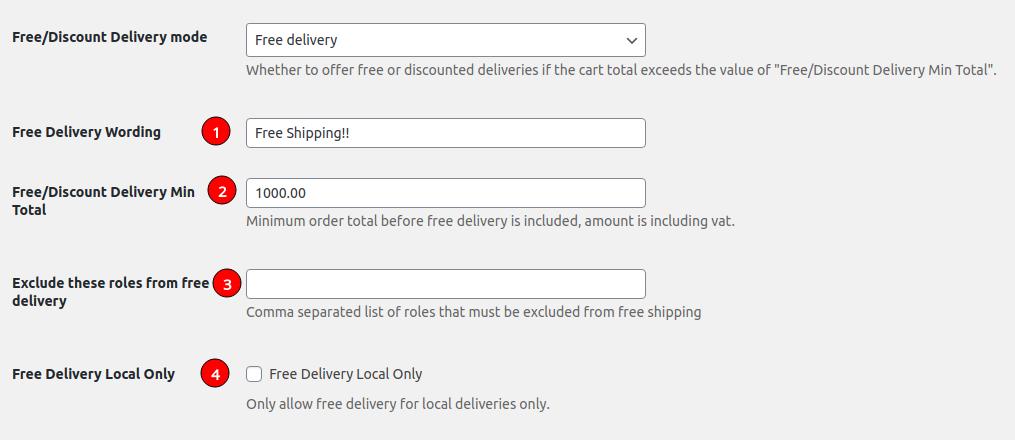 woocommerce free shipping