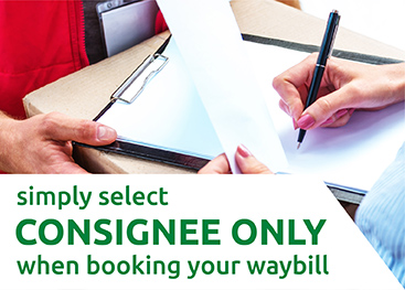 Consignee Only Deliveries